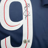 Autographed/Signed Bradley Barcola PSG Paris Saint Germain Blue Soccer Futbol Jersey Beckett BAS COA by Hall of Fame Sports Memorabilia