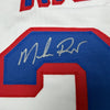Autographed/Signed Mike Richter New York White Hockey Jersey Beckett BAS COA by Hall of Fame Sports Memorabilia