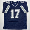 Autographed/Signed Brandon Aubrey Dallas Blue Football Jersey Beckett BAS COA
