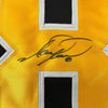 Autographed/Signed Mark Recchi Pittsburgh Black Hockey Jersey JSA COA