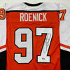 Autographed/Signed Jeremy Roenick Philadelphia Orange Hockey Jersey Beckett BAS COA