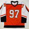 Autographed/Signed Jeremy Roenick Philadelphia Orange Hockey Jersey Beckett BAS COA