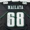 Autographed/Signed Jordan Mailata Philadelphia Black Football Jersey Beckett BAS COA