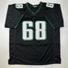 Autographed/Signed Jordan Mailata Philadelphia Black Football Jersey Beckett BAS COA