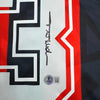 Autographed/Signed Paolo Maldini AC Milan Black/Red Soccer Futbol Jersey Beckett BAS COA by Hall of Fame Sports Memorabilia