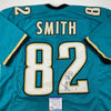 Autographed/Signed Jimmy Smith Jacksonville Teal Football Jersey PSA/DNA COA