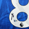 Autographed/Signed Enzo Fernandez Chelsea FC Blue Soccer Futbol Jersey Beckett BAS COA by Hall of Fame Sports Memorabilia