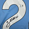 Autographed/Signed Savinho Manchester City Blue Soccer Futbol Jersey Beckett BAS COA by Hall of Fame Sports Memorabilia