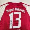 Autographed/Signed Michael Ballack FC Bayern Munich Red Soccer Futbol Jersey Beckett BAS COA by Hall of Fame Sports Memorabilia