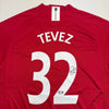 Autographed/Signed Carlos Tevez Manchester United Red Soccer Jersey Beckett BAS COA by Hall of Fame Sports Memorabilia