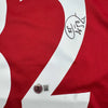 Autographed/Signed Carlos Tevez Manchester United Red Soccer Jersey Beckett BAS COA by Hall of Fame Sports Memorabilia