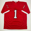 Autographed/Signed Isiah Pacheco Rutgers Red College Football Jersey JSA COA by Hall of Fame Sports Memorabilia