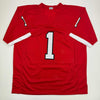 Autographed/Signed Isiah Pacheco Rutgers Red College Football Jersey JSA COA