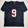 Autographed/Signed Michael Penix Jr. Atlanta Black Football Jersey Beckett BAS COA