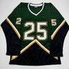 Autographed/Signed Joe Nieuwendyk Dallas Green Hockey Jersey JSA COA