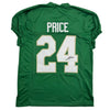 Autographed/Signed JaDarian Price Notre Dame Green College Football Jersey JSA COA by Hall of Fame Sports Memorabilia