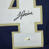 Autographed/Signed JaDarian Price Notre Dame Blue College Football Jersey JSA COA by Hall of Fame Sports Memorabilia