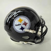 Autographed/Signed Joey Porter Jr. Pittsburgh Steelers Mini Football Helmet JSA COA by Hall of Fame Sports Memorabilia