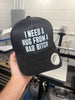 I Need A Hug From A Bad Bitch Suede Hat by Luckless Outfitters