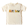 Custom Kids Name Construction Shirt by EnjoyMyDesign LLC