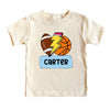 Custom Kids Name Sports Themed Shirt by EnjoyMyDesign LLC