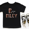 Custom Kids Name Football Shirt by EnjoyMyDesign LLC