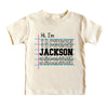 Custom Kids Name Notebook Shirt by EnjoyMyDesign LLC