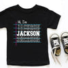 Custom Kids Name Notebook Shirt by EnjoyMyDesign LLC