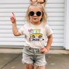 Custom Kids Name School Bus Shirt by EnjoyMyDesign LLC