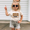 Hello My Name Is Custom Kids Name Shirt by EnjoyMyDesign LLC