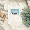 Hello My Name Is Custom Kids Shirt by EnjoyMyDesign LLC