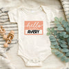 Hello My Name Is Custom Kids Shirt by EnjoyMyDesign LLC