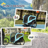 2-in-1 Dog Bike Trailer Pet Stroller Carrier for Large Dogs by Furr Baby Gifts