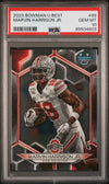 Graded 2023 Topps Bowman U Best Marvin Harrison Jr #89 Rookie RC Football Card PSA 10 Gem Mint