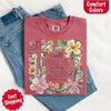 I Will Praise Him in Every Season Comfort Colors Tee – Christian Floral Cross Shirt by Adorb Custom Tees