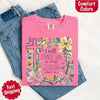 I Will Praise Him in Every Season Comfort Colors Tee – Christian Floral Cross Shirt by Adorb Custom Tees