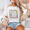 I Will Praise Him in Every Season Comfort Colors Tee – Christian Floral Cross Shirt by Adorb Custom Tees