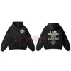 "I Am Comfortable With Violence" 2-Side Hoodie – Bold Edgy Unapologetic Statement Pullover by Dog Mom Hat