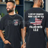 "I Like My Country Filled With ICE" T-Shirt - Pro-Border Security Patriotic Tee, Support Law Enforcement Graphic Shirt, Premium Heavyweight Unisex ICE Support Top, Conservative Political Statement Apparel, Bold Immigration Enforcement Gift