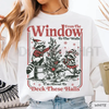 "I'm About To Deck These Halls" Funny Sweatshirt – Raccoon Christmas Tree Graphic by Dog Mom Hat
