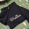 I’m Booked Embroidered Sweatshirt, Librarian Gift, Gift for Book Lover, Book Worm Gifts, Book Club Sweatshirt, Reading, Library Sweater by Dog Mom Hat