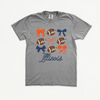 Illinois Spirit T Shirt by Hey Jude Graphic Tees