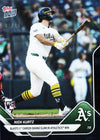 2025 Topps Now Nick Kurtz #401 Black Foil /10 Athletics Rookie RC Baseball Card