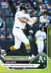 2025 Topps Now Nick Kurtz #401 Gold Foil /50 Athletics Rookie RC Baseball Card
