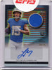 2024 Topps Midnight Ladd McConkey #RJALMC Rookie Jersey Dusk Auto /75 Los Angeles Chargers Rookie RC Football Card by Hall of Fame Sports Memorabilia