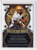 2025 Leaf Metal Thomas Castellanos #CSTC1 Collegiate Stars Auto /16 Florida State Seminoles Rookie RC Football Card by Hall of Fame Sports Memorabilia