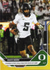 2025 Topps Bowman U Now Dante Moore #21 Gold Foil /50 Oregon Ducks Rookie RC Football Card by Hall of Fame Sports Memorabilia