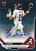 2025 Topps Bowman U Now Ty Simpson #22A Black Auto /10 Alabama Crimson Tide Rookie RC Football Card by Hall of Fame Sports Memorabilia