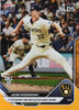 2025 Topps Now Jacob Misiorowski #833 Orange Foil /25 Milwaukee Brewers Rookie RC Baseball Card by Hall of Fame Sports Memorabilia
