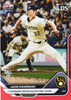 2025 Topps Now Jacob Misiorowski #833 Red Foil /5 Milwaukee Brewers Rookie RC Baseball Card by Hall of Fame Sports Memorabilia